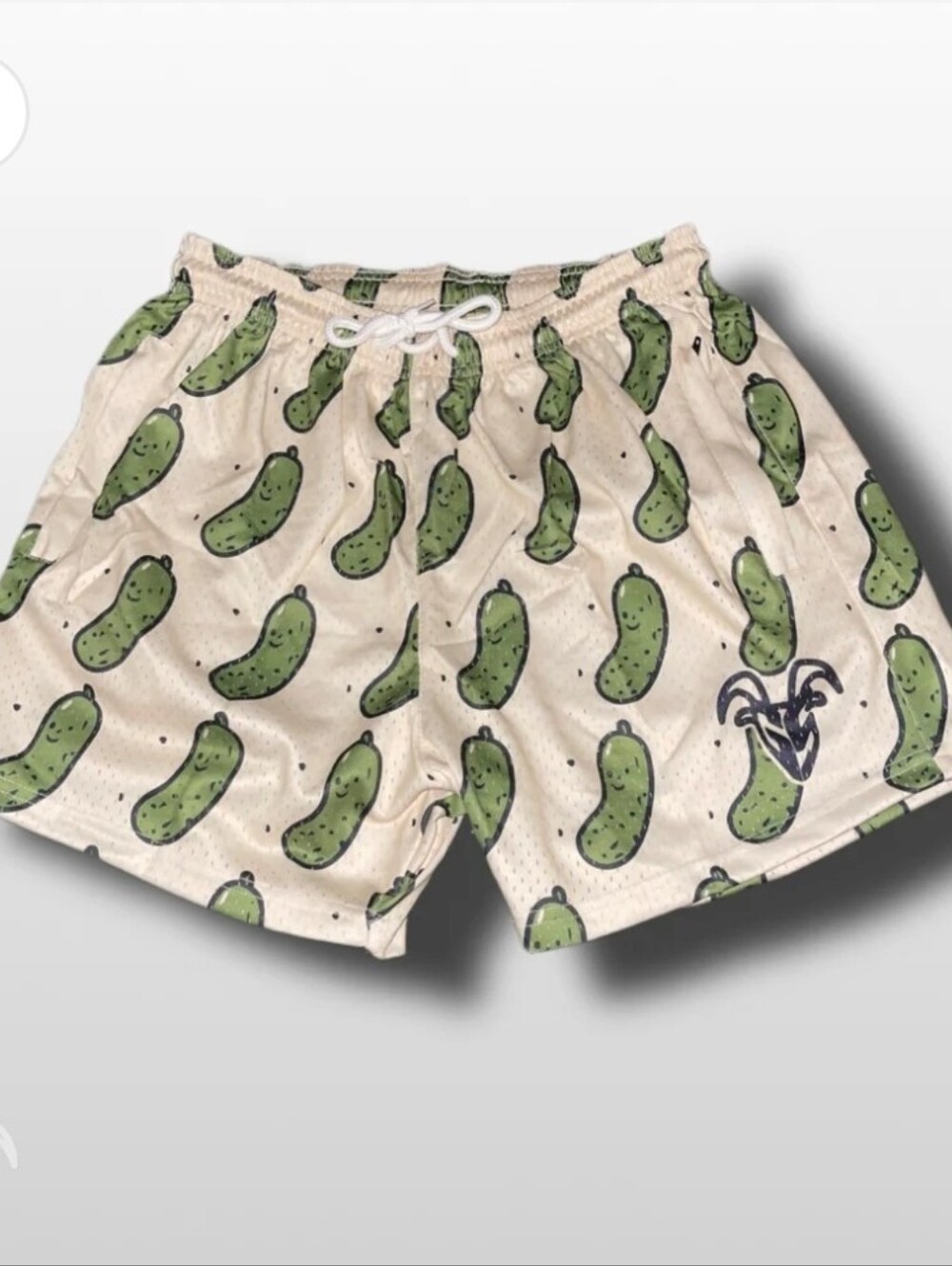 New! Goat Strength Unisex 5-Inch Inseam Pickle Mesh Shorts